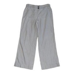 CATO EST. 1946 Tan Linen Blend Pant Size Medium